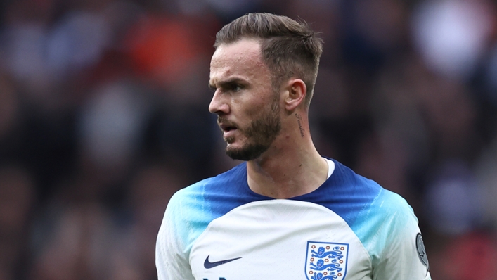 James Maddison made his long-awaited second appearance for England