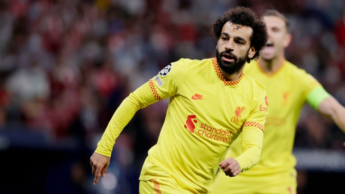 Mohamed Salah extended his scoring streak with a goal against Atletico Madrid