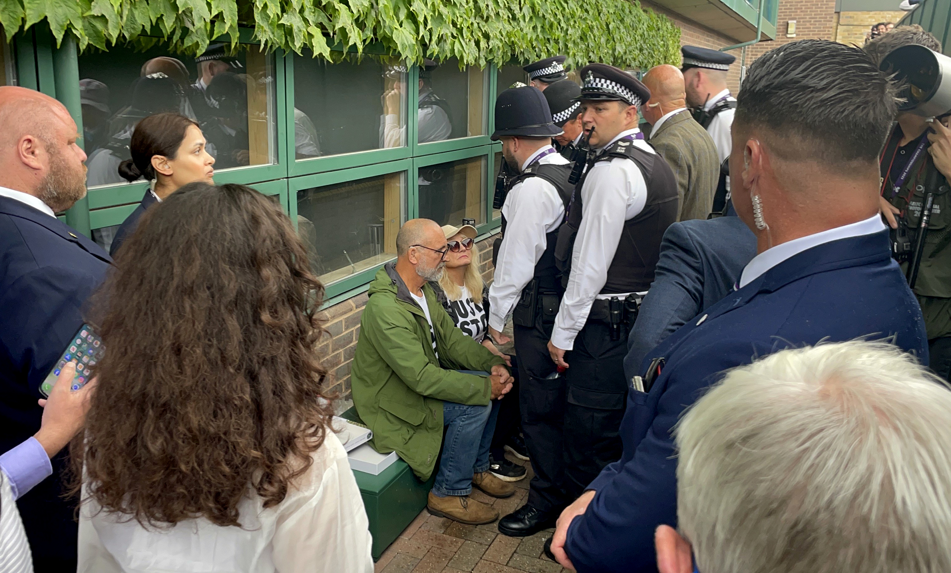 Just Stop Oil protesters are detained by police