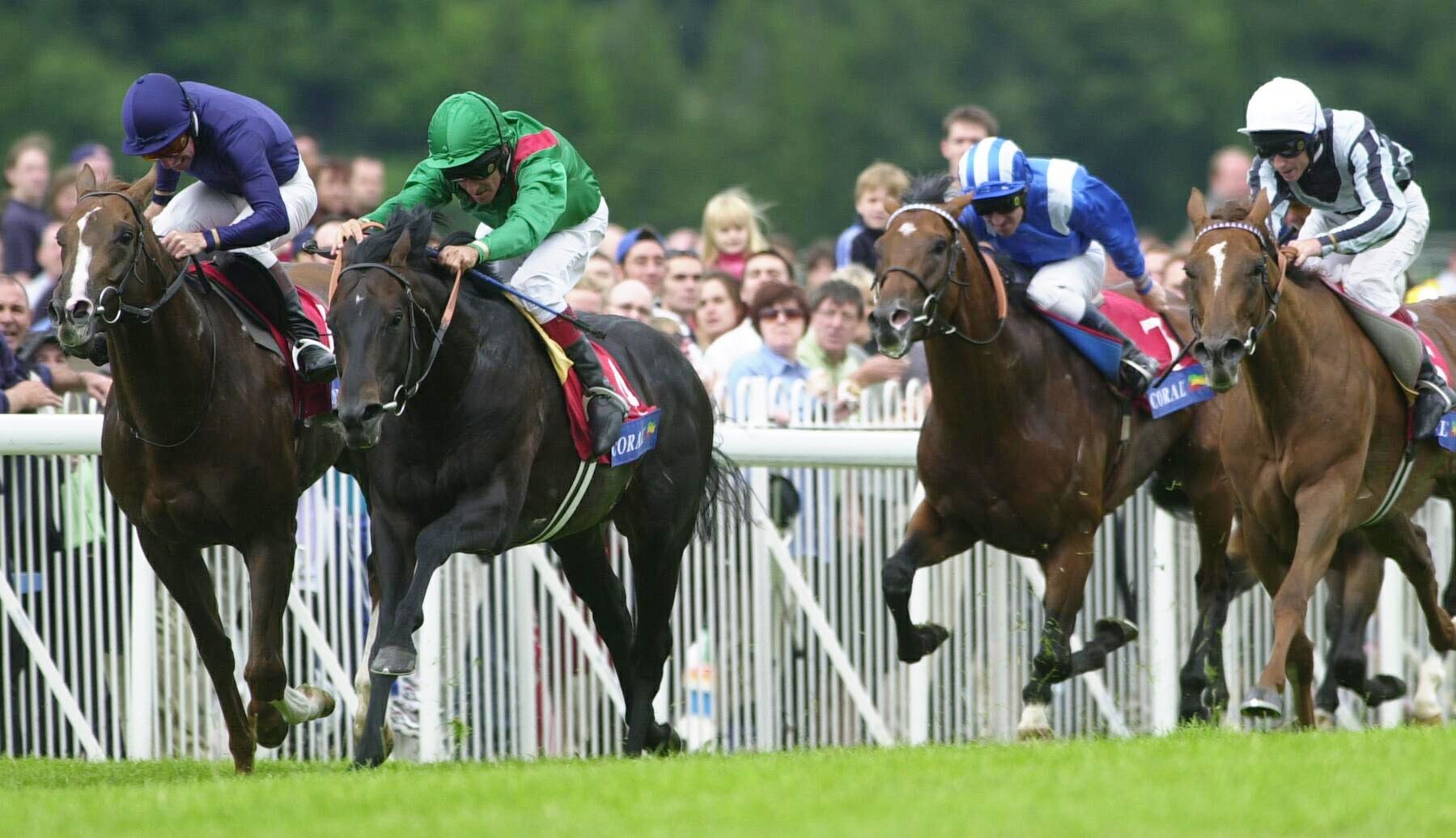 Giant’s Causeway (left) beating Kalanisi (right) in the Coral-Eclipse back in 2000