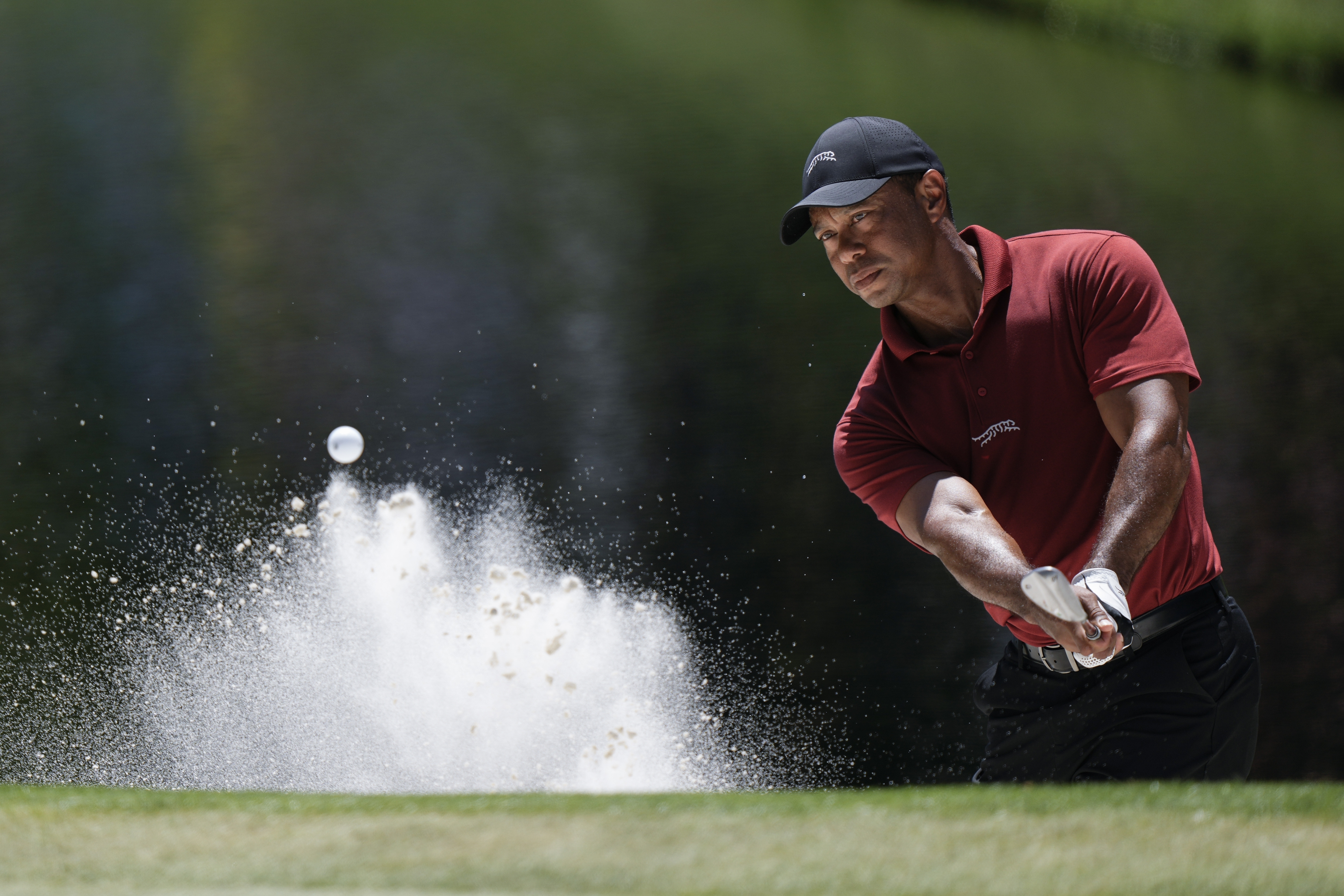 Tiger Woods welcomes son’s advice before battling to 77 in 100th Masters round