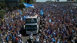The Argentina bus in Buenos Aires