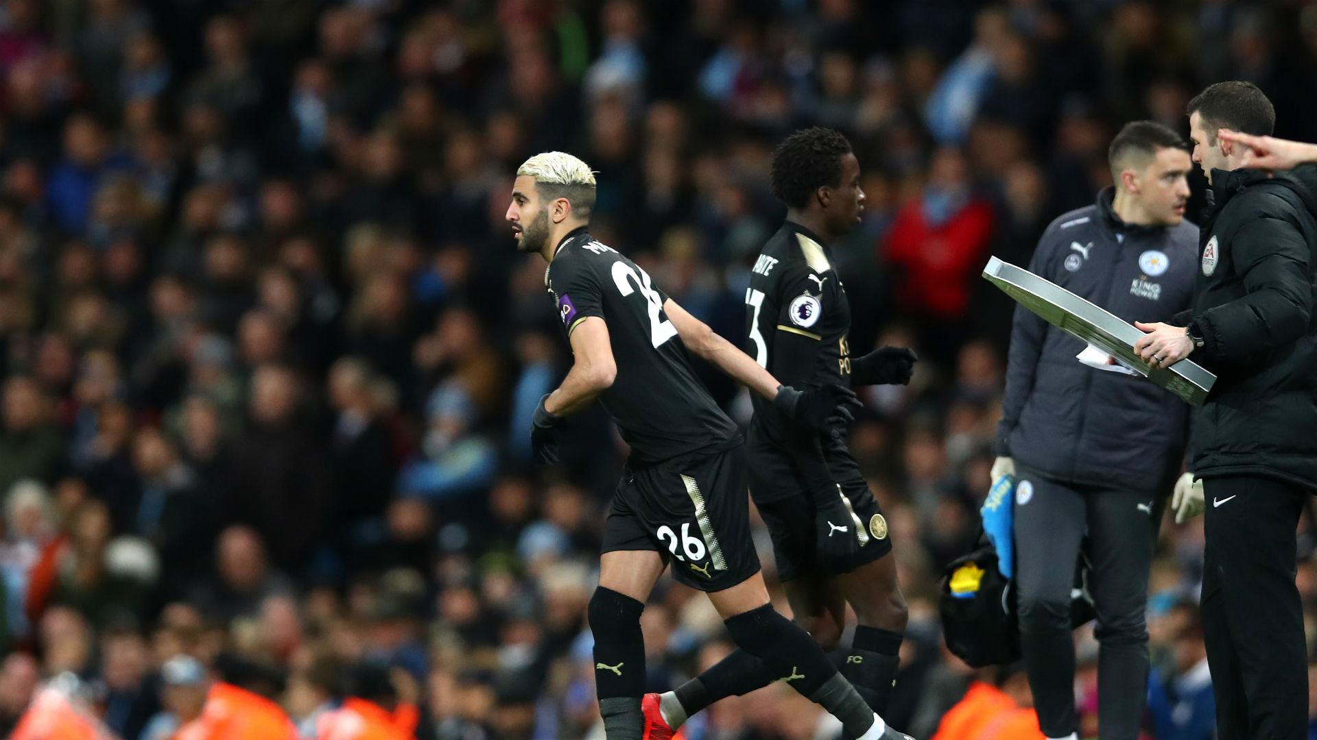 Manchester City respond to 'disrespect' claims from Leicester boss over Mahrez pursuit