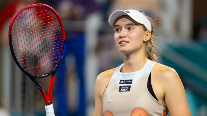 Elena Rybakina is through to the Miami Open final