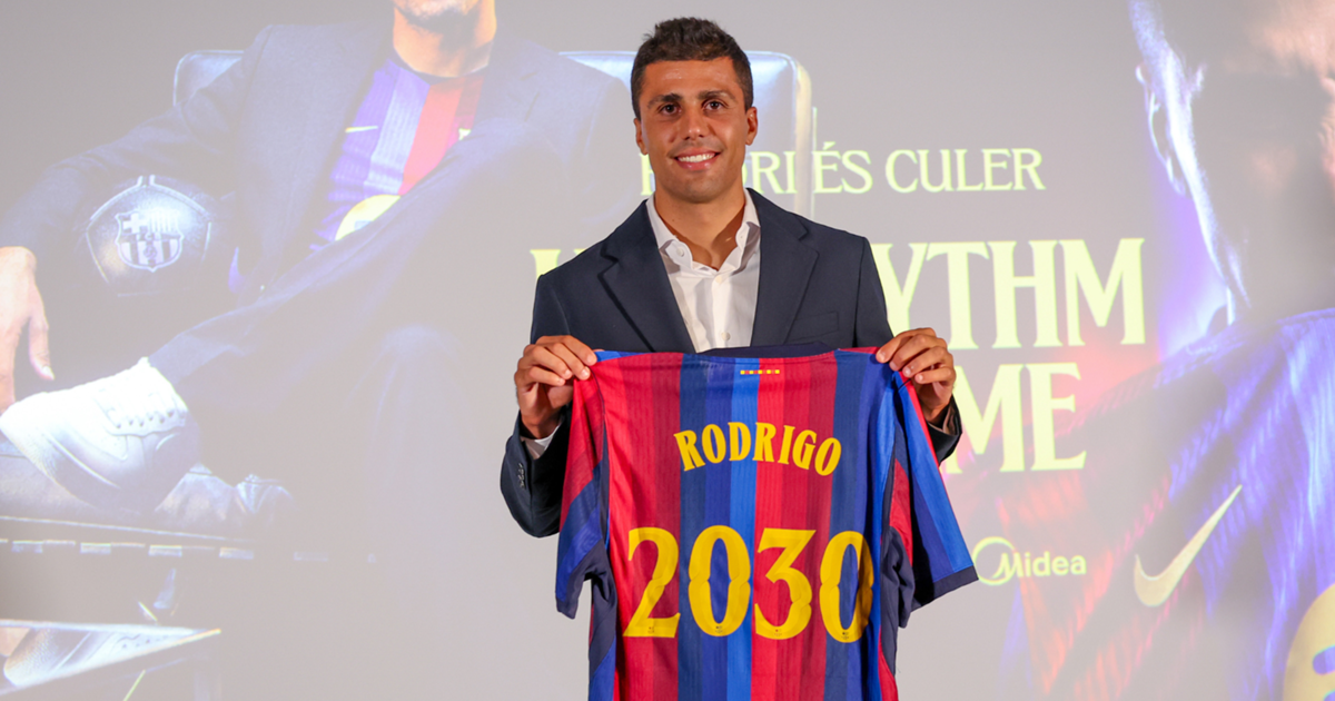 Rodri during his time with Manchester City