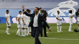 Rafael Nadal was invited onto the Bernabeu pitch prior to Real Madrid's win over Espanyol