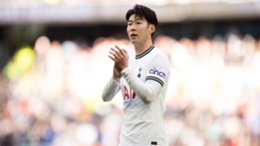 Son Heung-min during Saturday's win over Brighton