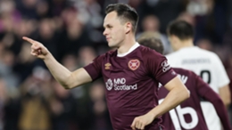 Lawrence Shankland has scored 28 goals for Hearts this term (Steve Welsh/PA)