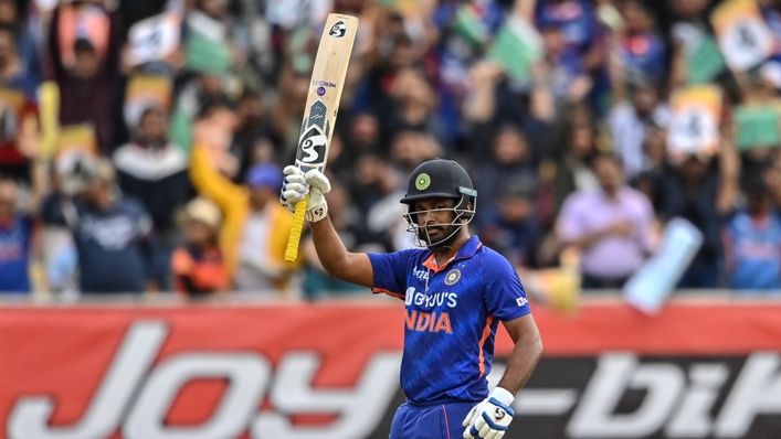 Sanju Samson helped lead India to victory as part of a second-wicket stand