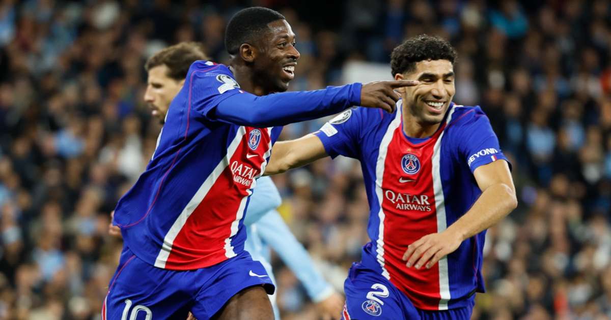 Dembele hits back at doubters as PSG overwhelm Manchester City 4-2 in Champions League