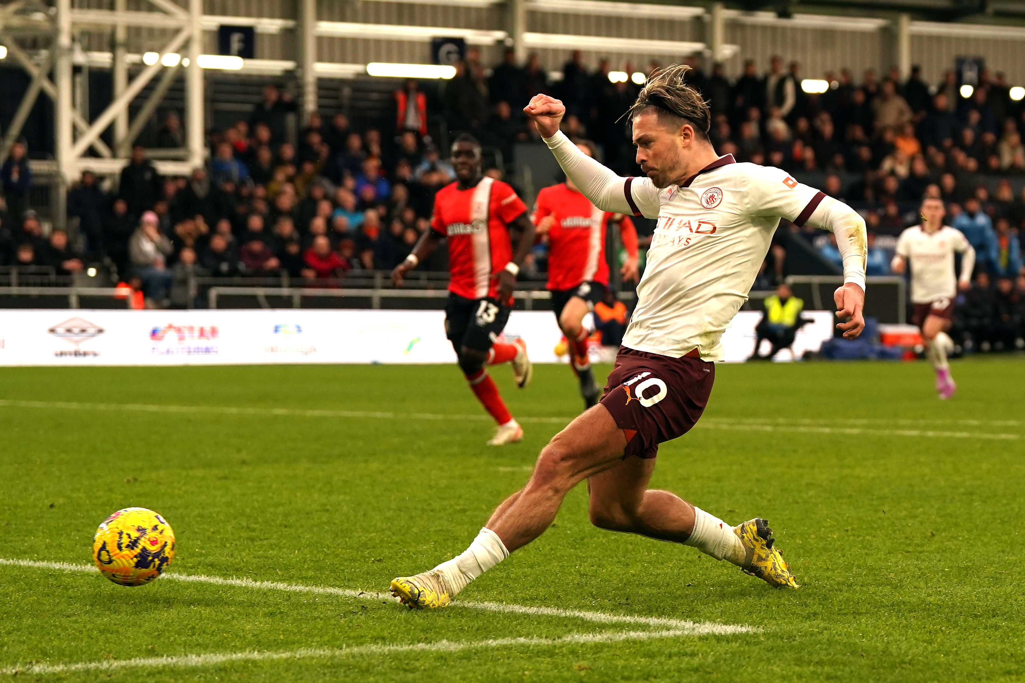 Jack Grealish scores Manchester City's winner at Luton