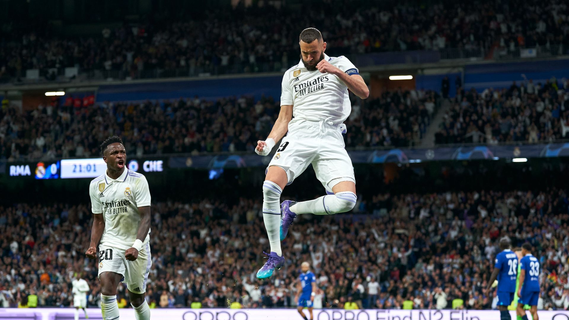 Karim Benzema opened the scoring for Real Madrid