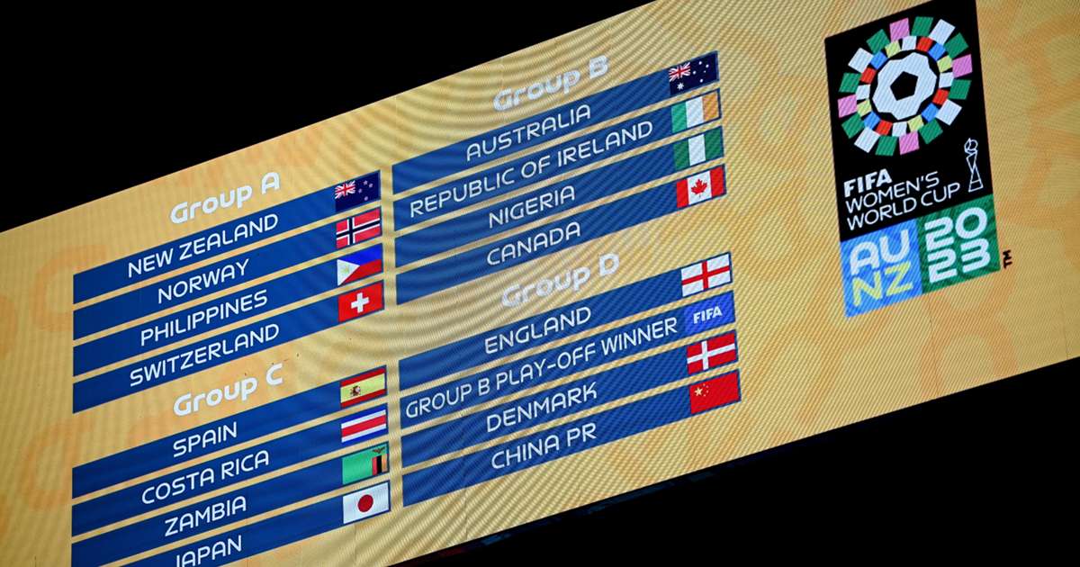 Women's World Cup Draw England draw Denmark as USWNT and Netherlands