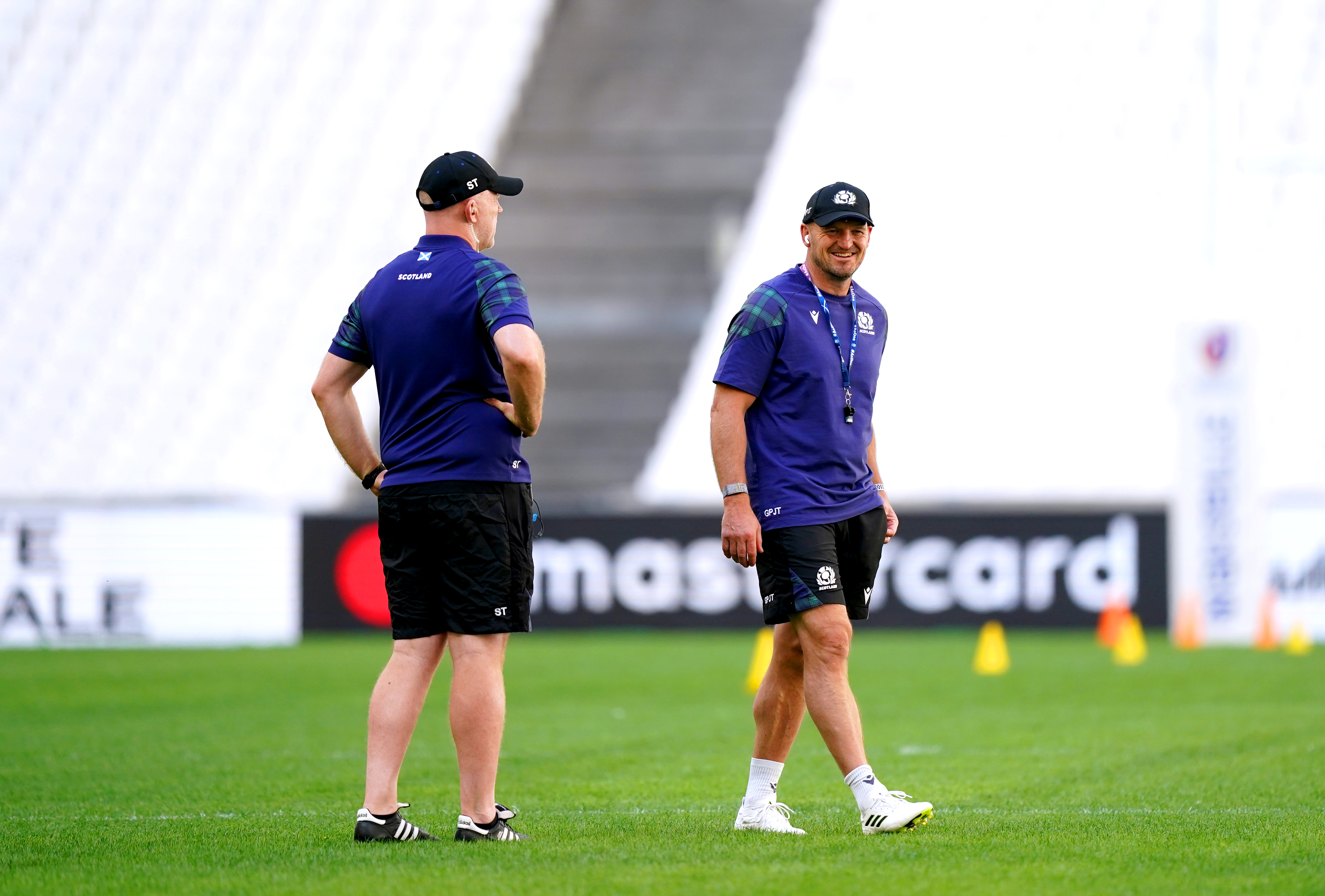 Townsend, right, is confident Scotland can get through any adversity in France
