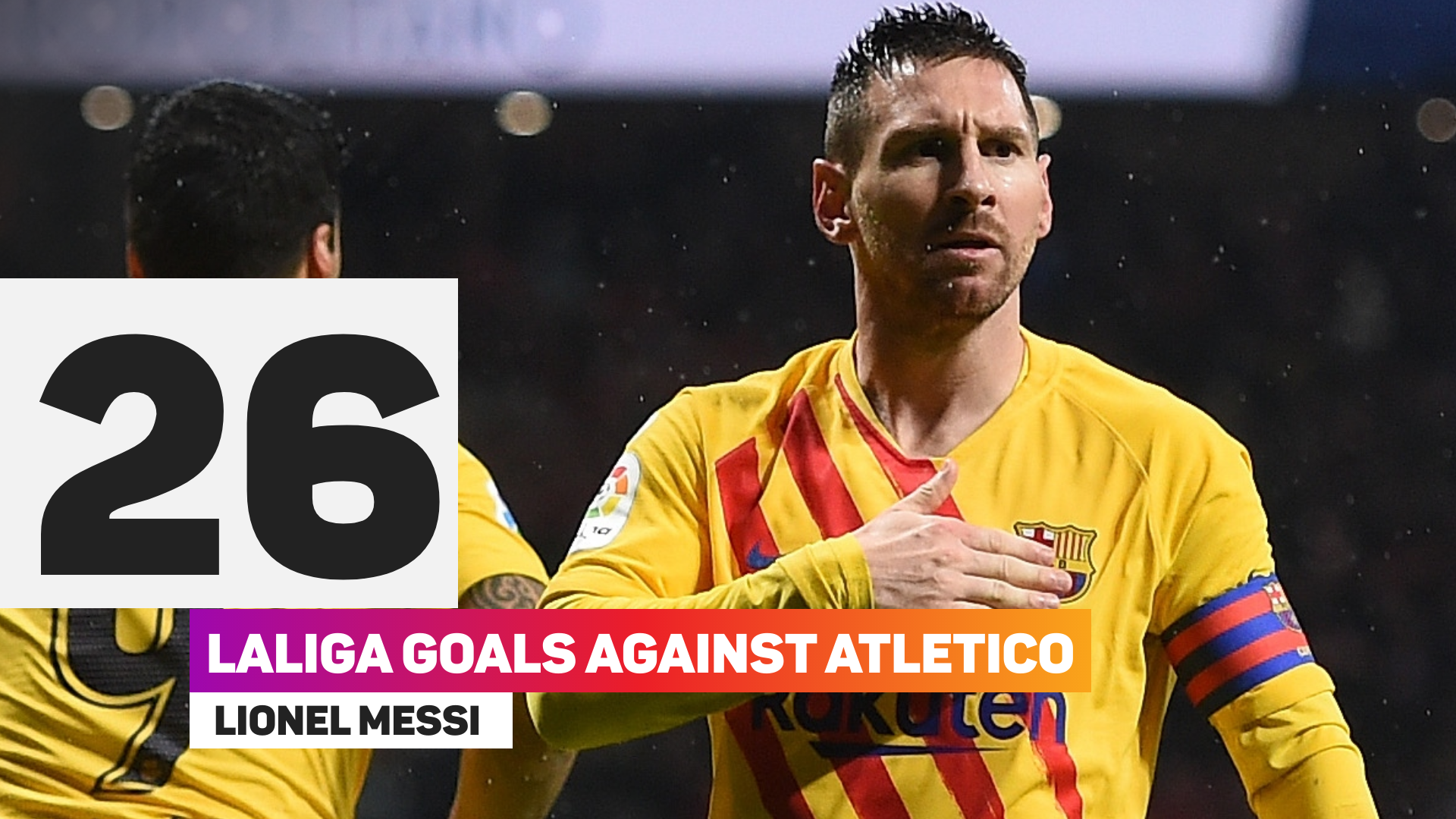 Lionel Messi had a great record against Atletico Madrid