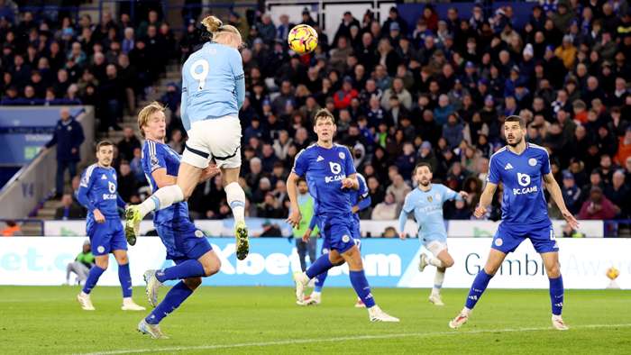 Leicester City 0-2 Manchester City: Savinho and Haaland net as Guardiola wins 500th game
