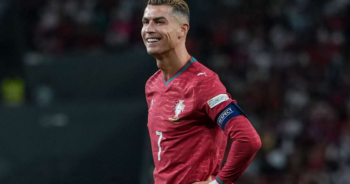Cristiano Ronaldo in Portugal colours
