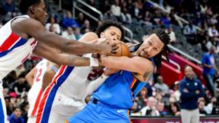 Daigneault hails efforts from injury-hit Thunder against NBA-leading Pistons