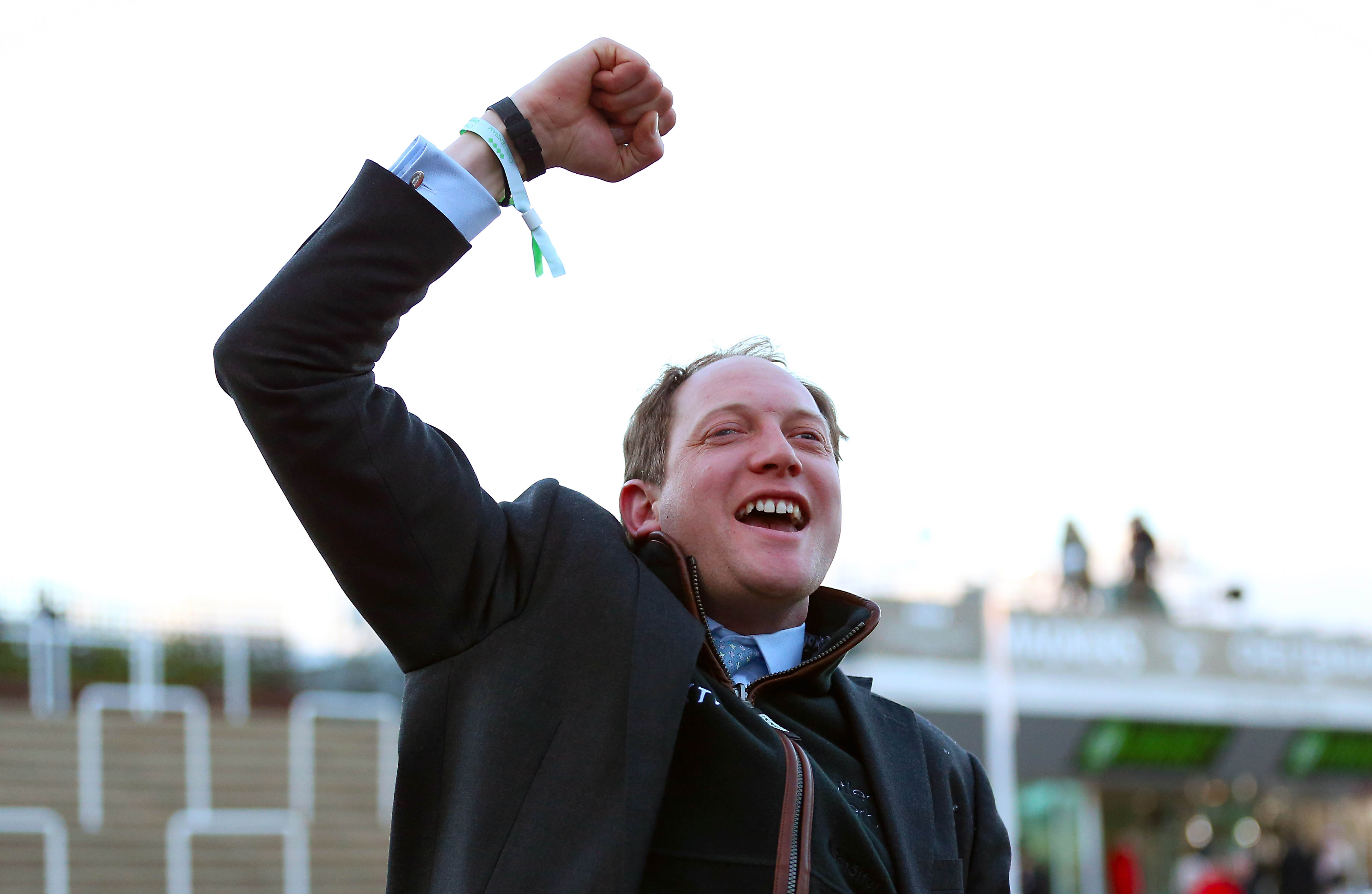 Ben Pauling celebrates Le Breuil's Cheltenham success in 2019