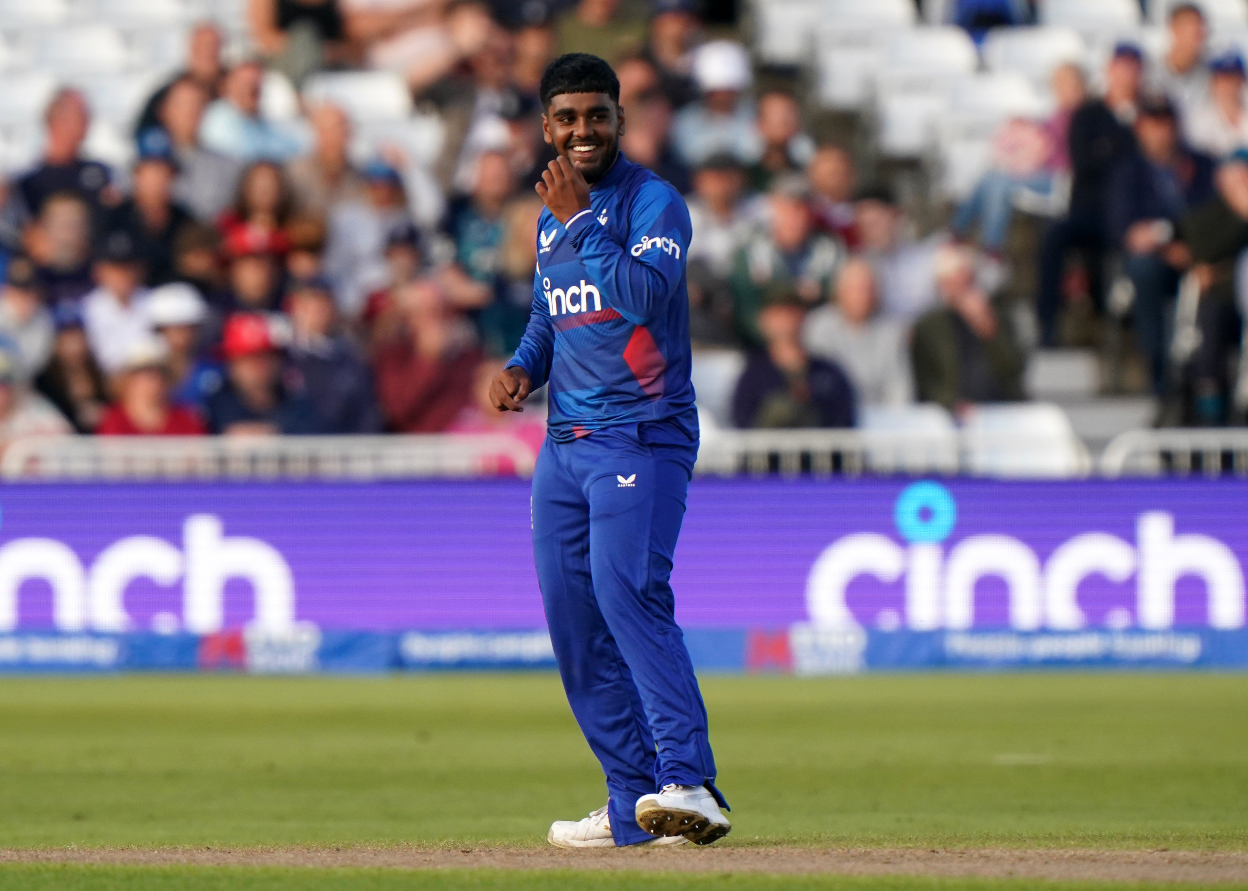 Rehan Ahmed shone in England's win over Ireland on Saturday (Tim Goode/PA)