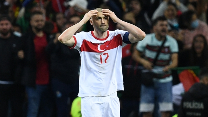 Burak Yilmaz missed a late penalty against Portugal