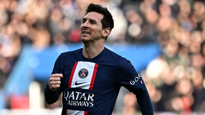 Lionel Messi celebrates his last-gasp winner