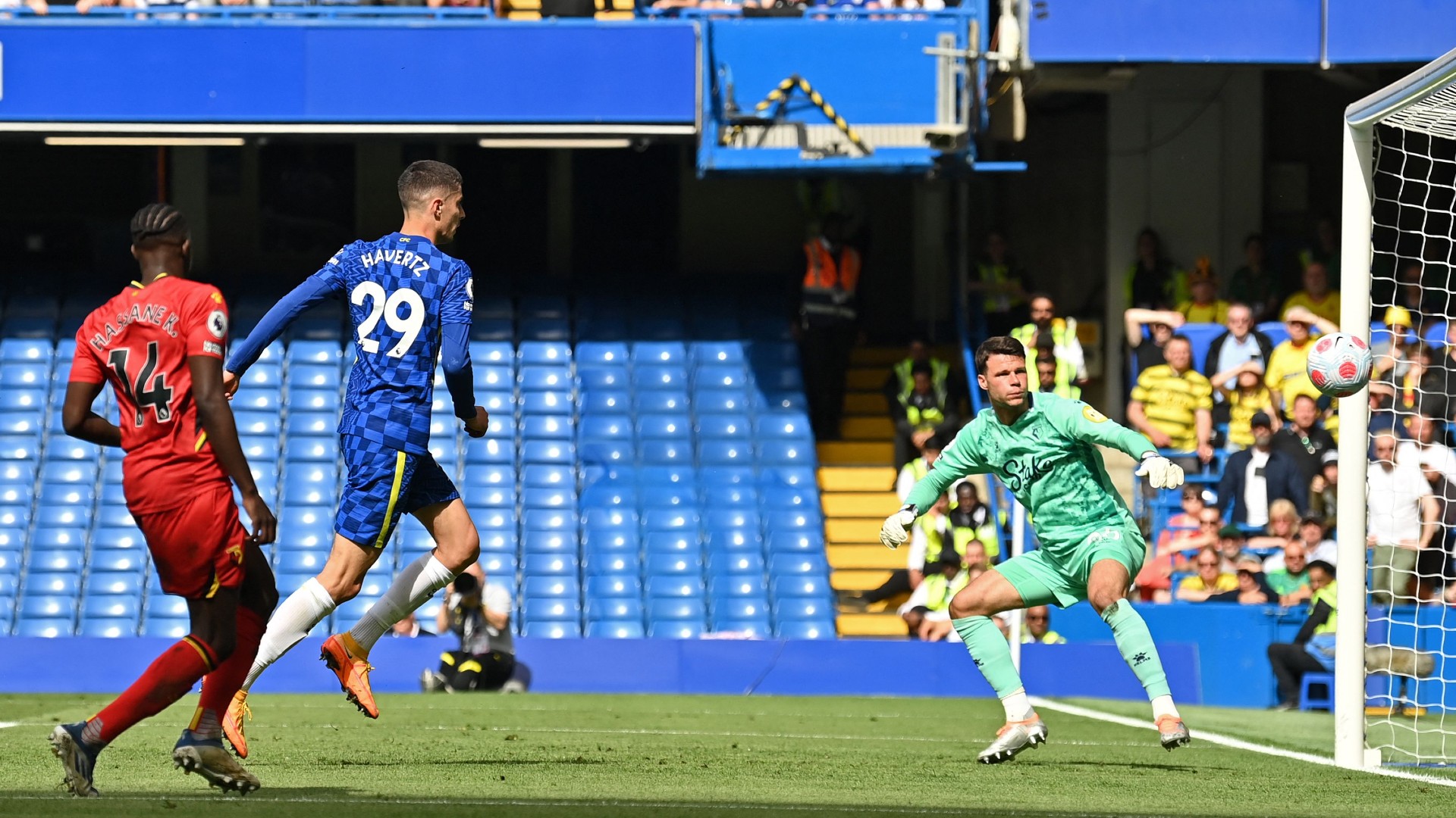 Kai Havertz scores against Watford
