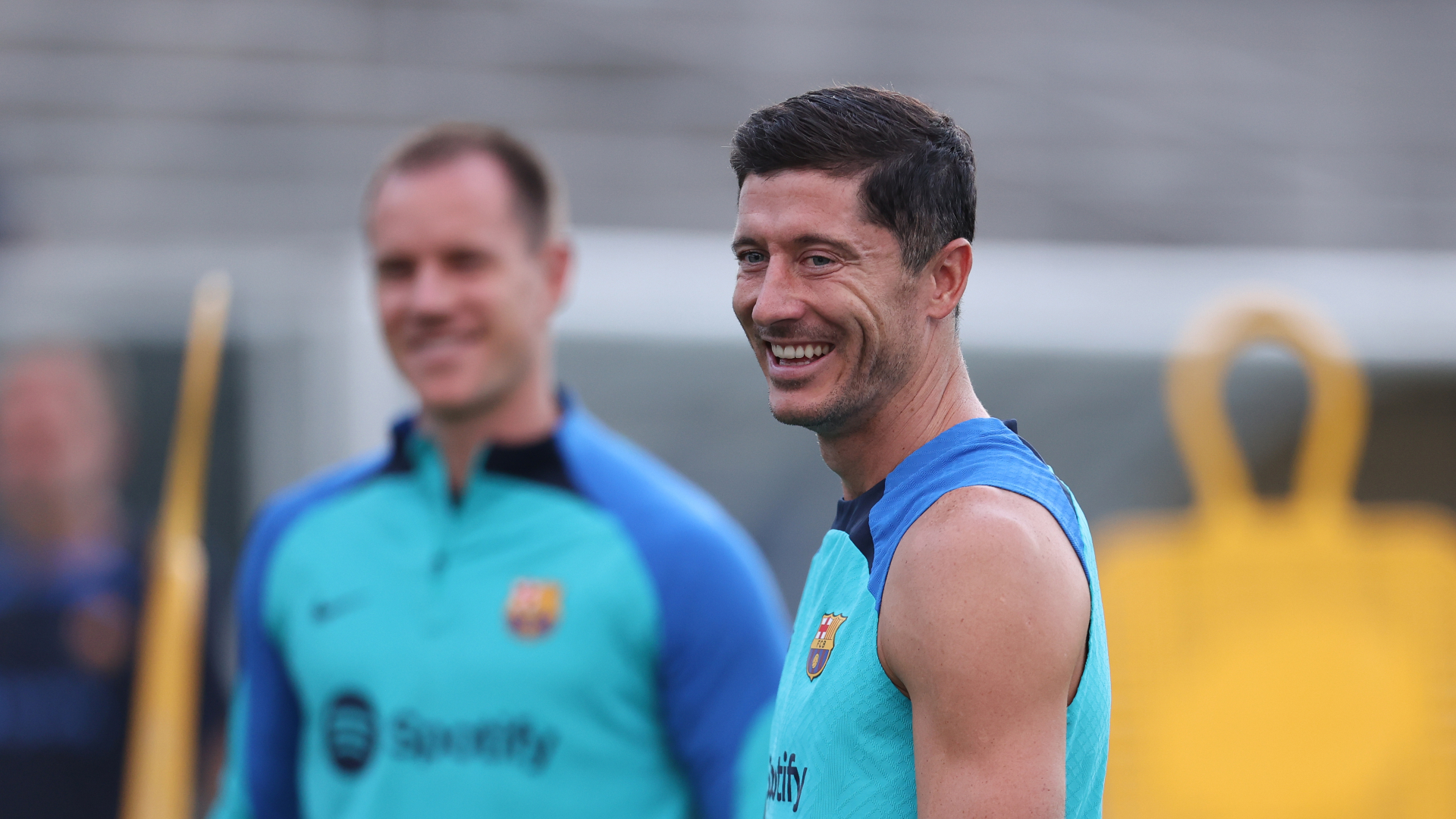 New Barcelona striker Robert Lewandowski