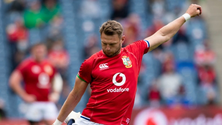Wales fly-half Dan Biggar in action for the British and Irish Lions