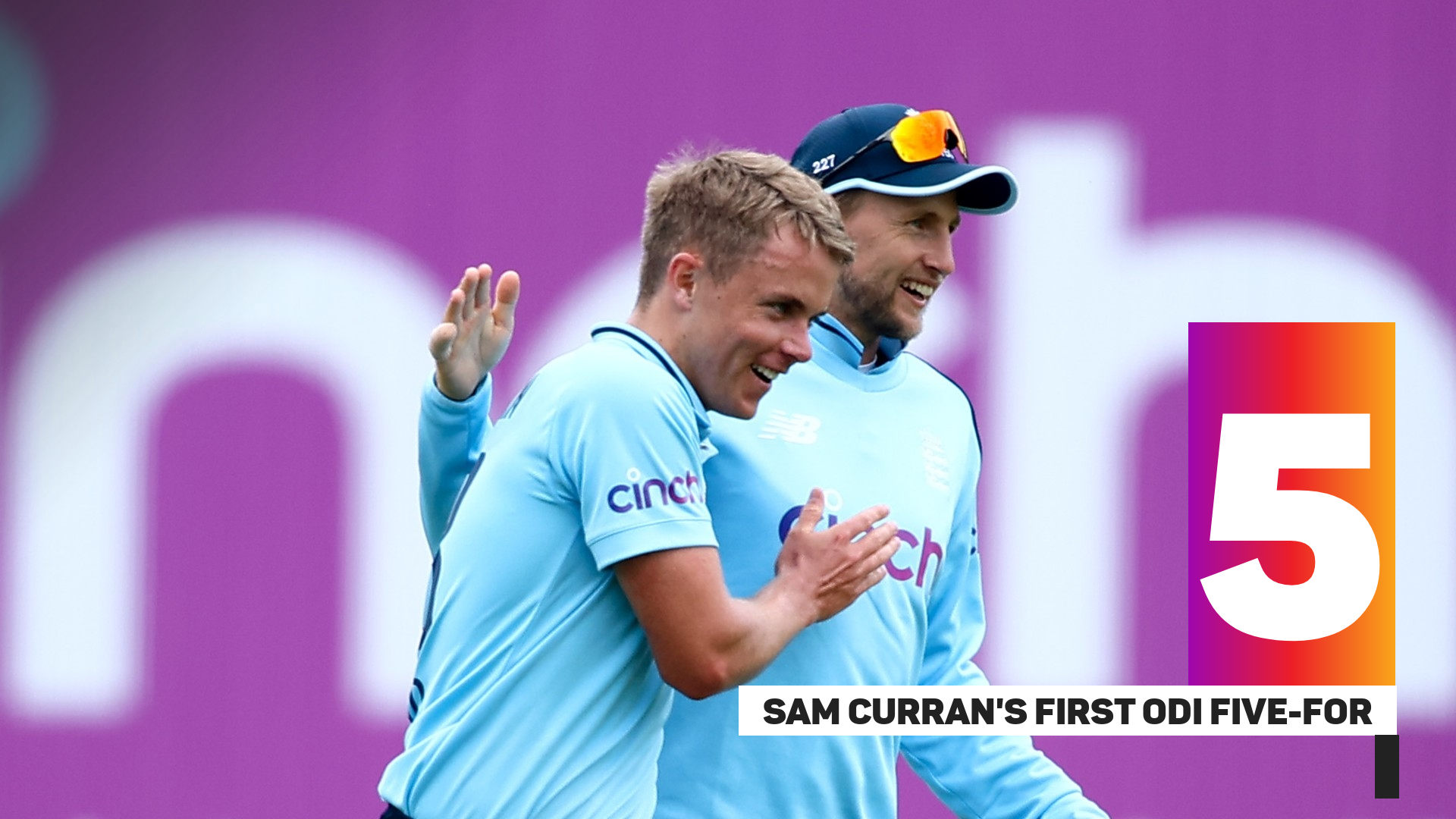 Sam Curran took his first ODI five-for