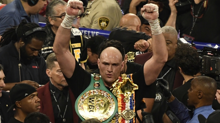 Tyson Fury holds the WBC title after dethroning Deontay Wilder in 2020