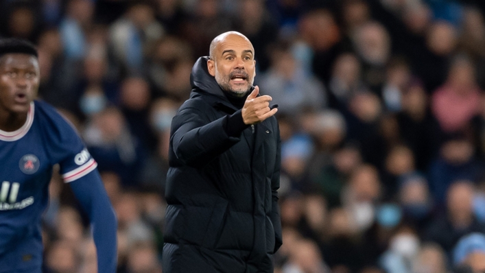 Pep Guardiola was thrilled with Man City's performance against PSG