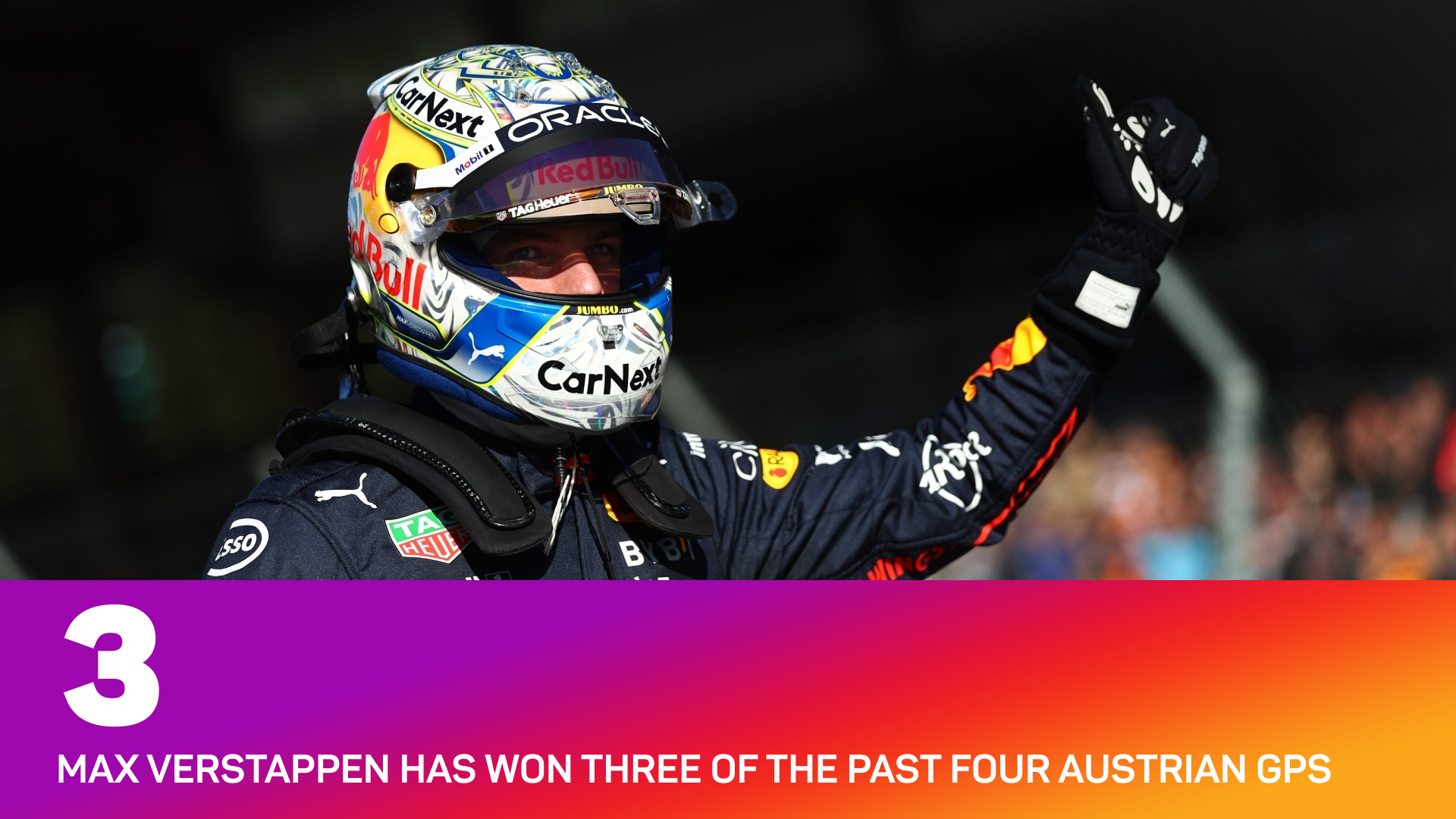 Max Verstappen has won three of the past four Austrian GPs