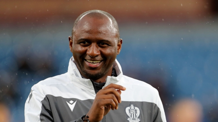 Patrick Vieira has taken charge at Crystal Palace