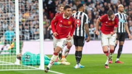 Casemiro scored the opener for Man Utd in the EFL Cup final against Newcastle