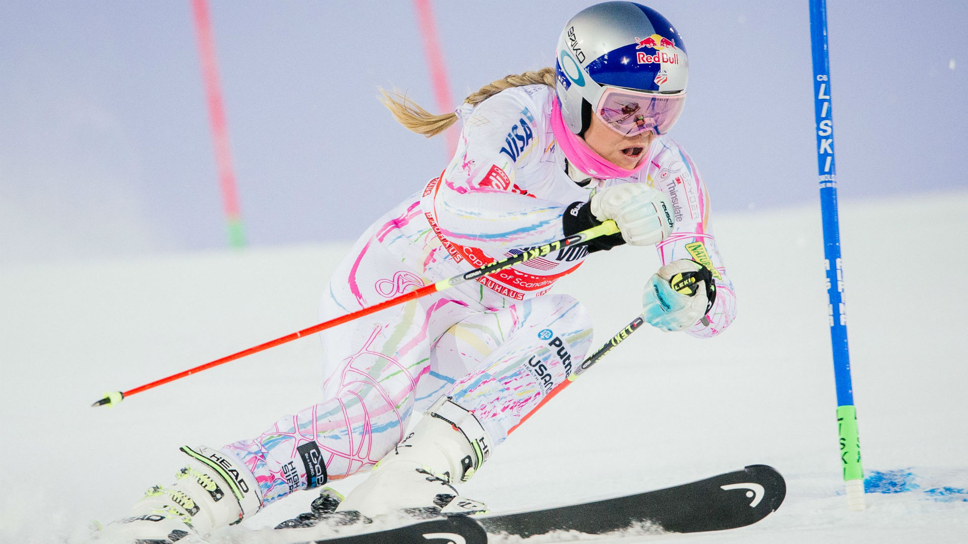 Lindsey Vonn Skiing Wallpaper