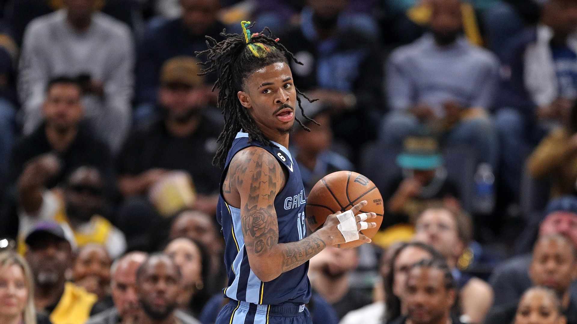 贾·莫兰特将因手部受伤缺席对阵湖人的第2场比赛