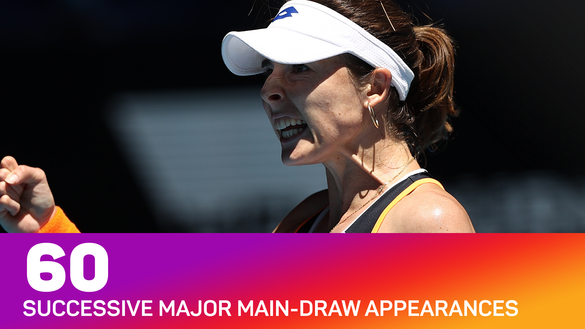 Alize Cornet is hunting a grand slam record