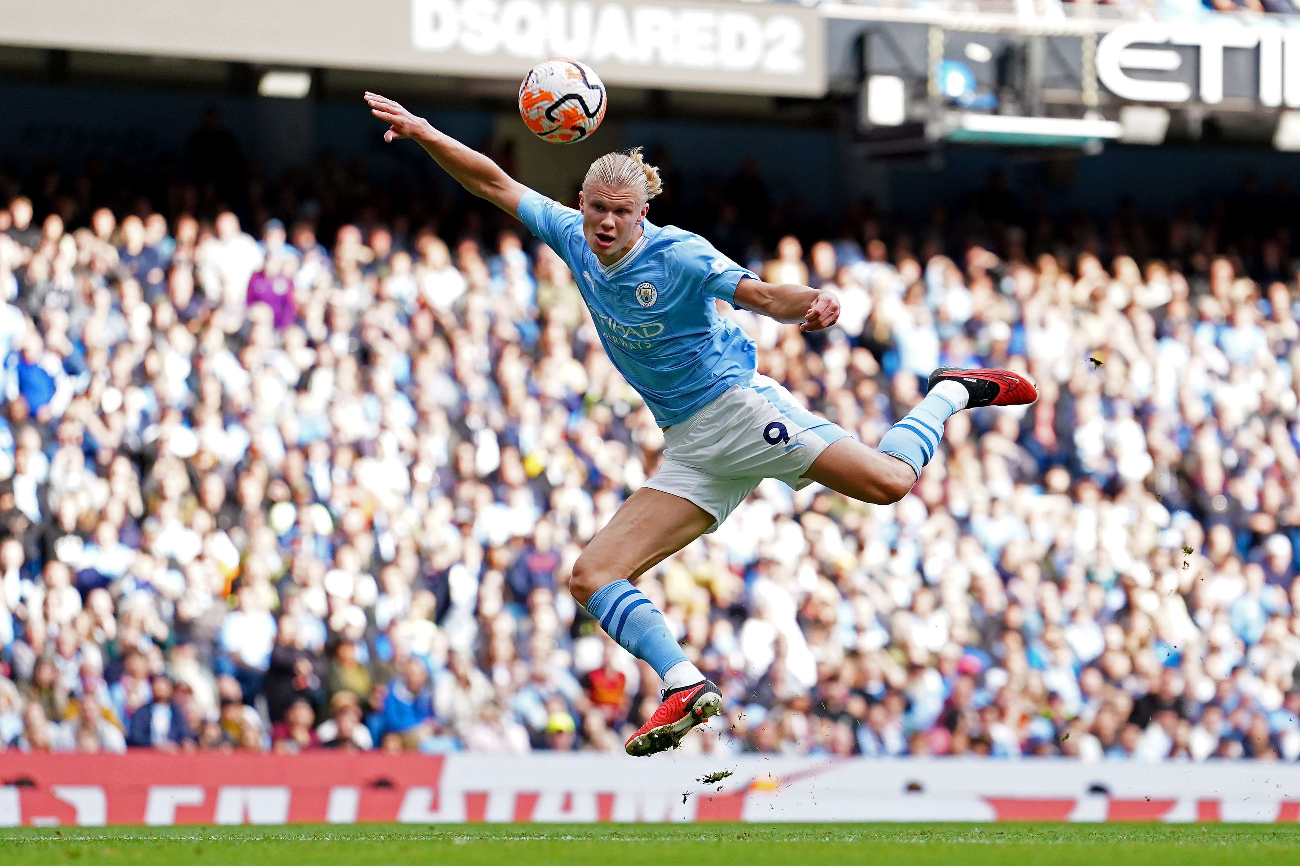 Haaland has scored eight goals in seven Premier League appearances this season