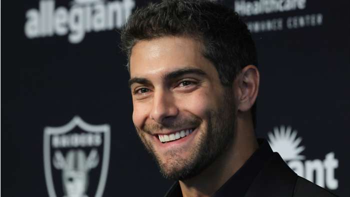 Las Vegas Raiders quarterback Jimmy Garoppolo reportedly passes training camp physical