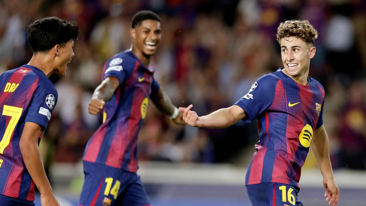 Barcelona 6-1 Olympiacos: Fermin bags maiden career hat-trick in Champions League rout