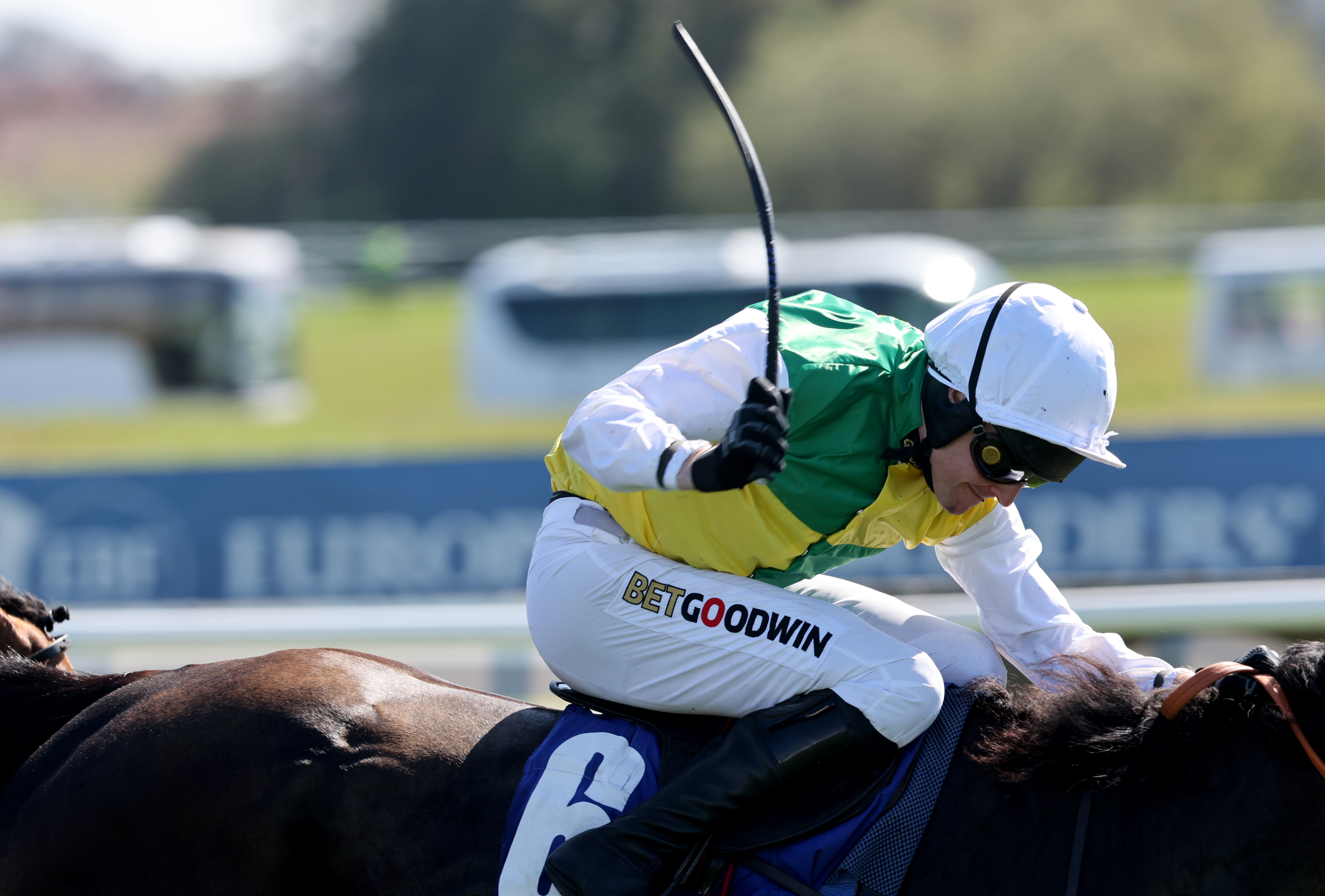 Tom Cannon in the drive position aboard Favour And Fortune