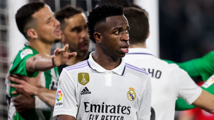 Real Madrid's Vinicius Junior has been subjected to more racial abuse
