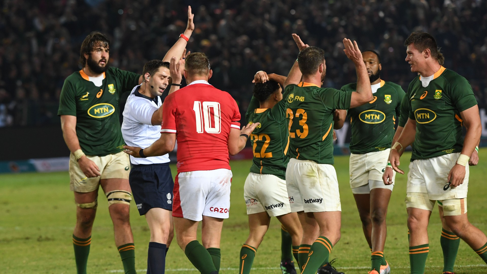 Decisions went against Wales in Pretoria
