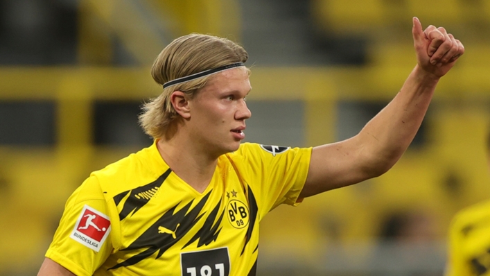 Borussia Dortmund striker Erling Haaland