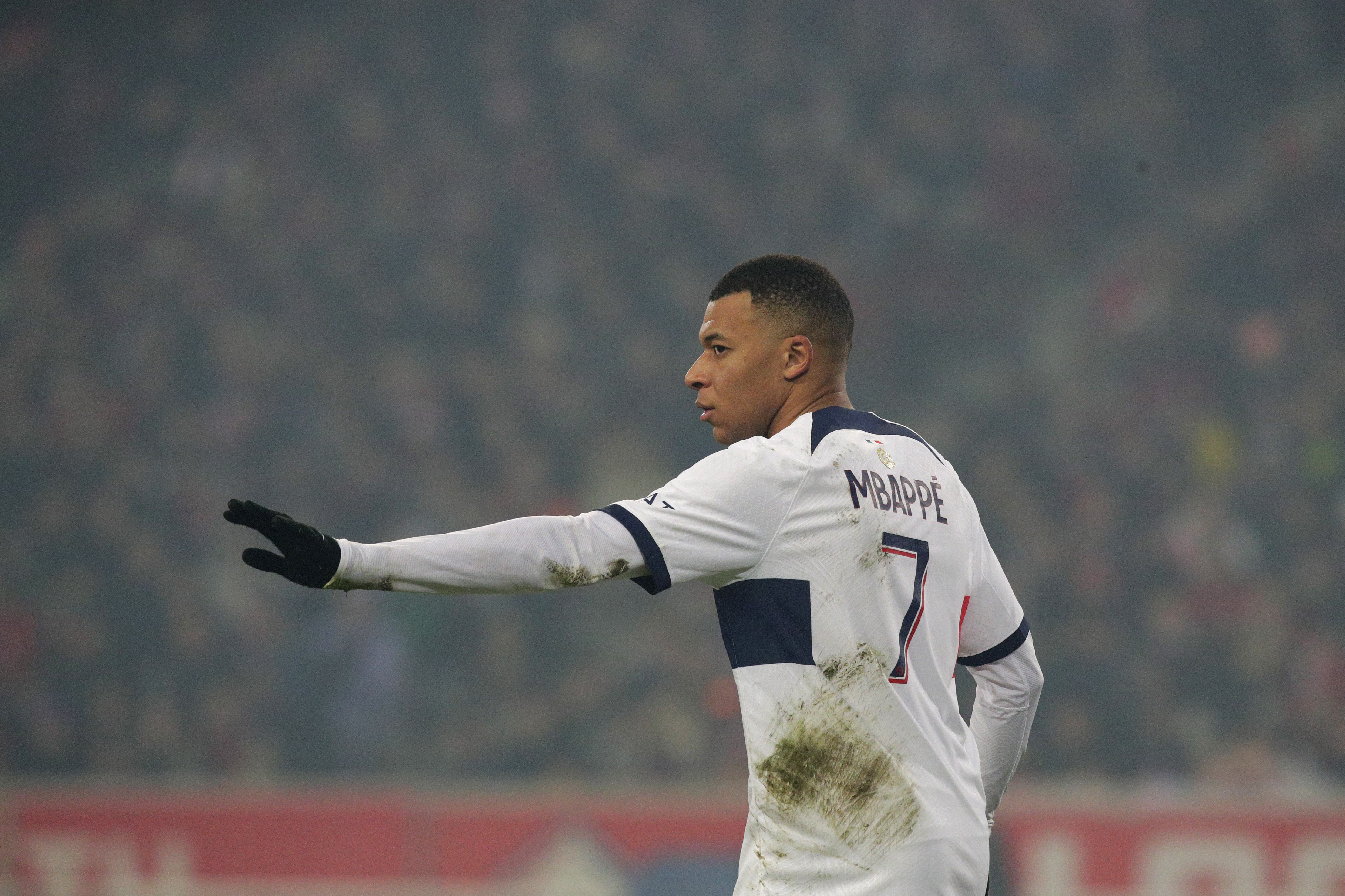 Mbappe opened the scoring as PSG were held to a draw at Lille