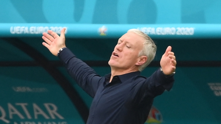 Didier Deschamps' France were held by Hungary