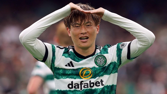 Kyogo Furuhashi opened the scoring for Celtic (Brian Lawless/PA)