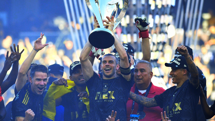Gareth Bale helped Los Angeles FC to MLS Cup success