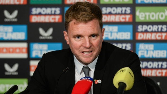 New Newcastle head coach Eddie Howe